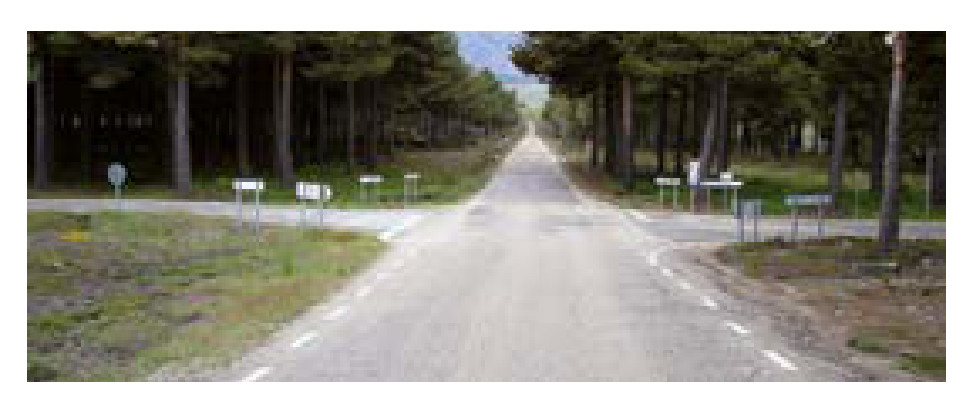Entering a roundabout