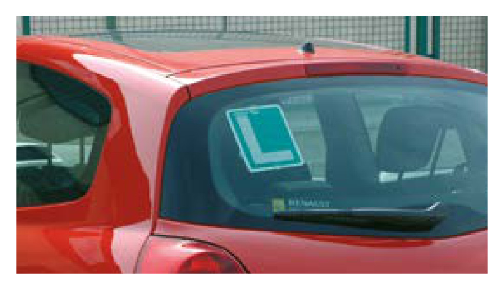 Novice L plate and renewing B