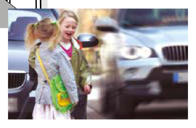 Pedestrians outside towns